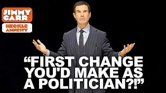 “No One’s Expecting It” - Jimmy's First Act As a Politician | Jimmy Carr Crowd Work