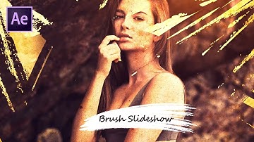 Paint Brush Slideshow in After Effect | After Effects Tutorial | Effect For You