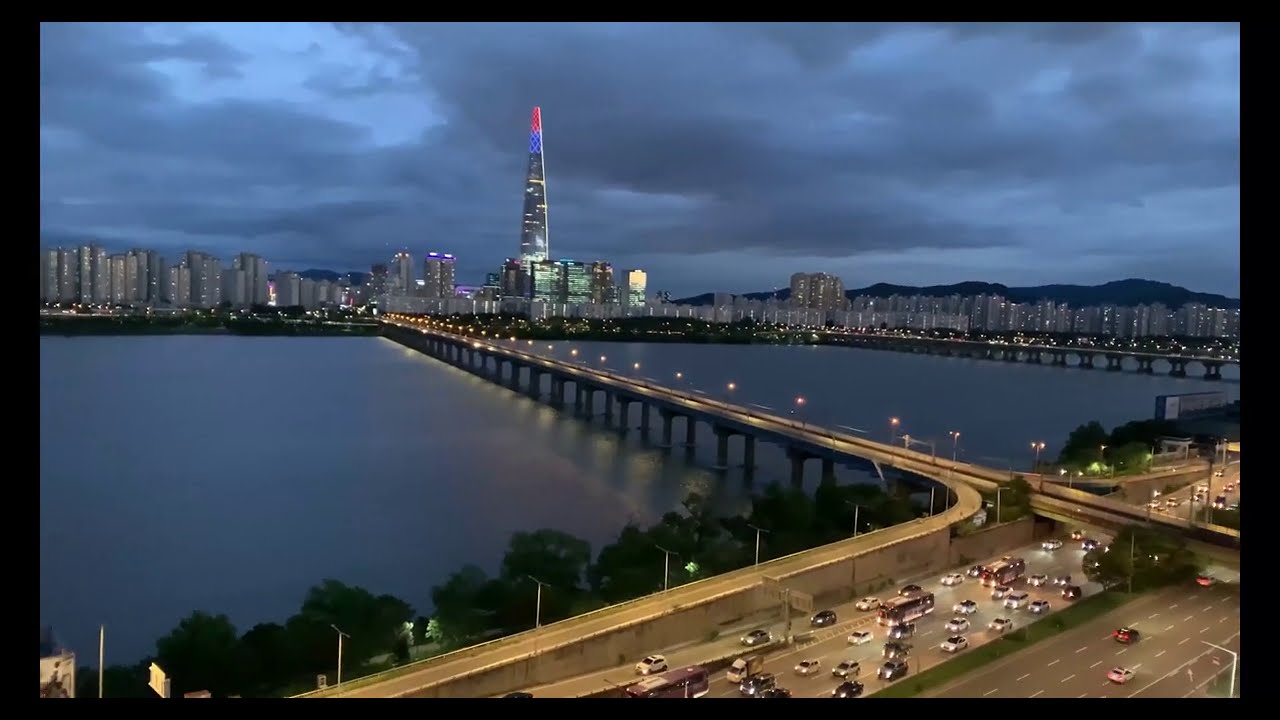HanRiver Nightview /한강 강변 한강전망대 야경 - YouTube