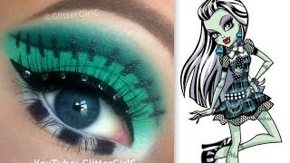Monster High's Frankie Stein Makeup Tutorial