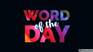 Word of the Day #32
