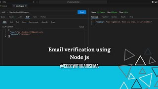 Email Verification Simplified with Node.js: Boost Your Confidence! Watch Now!