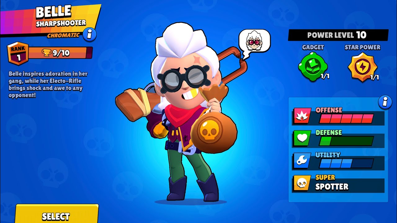 Brawl Stars BELLE Power 10 YouTube