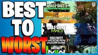 Ranking The Modern Warfare Games: From BEST to WORST