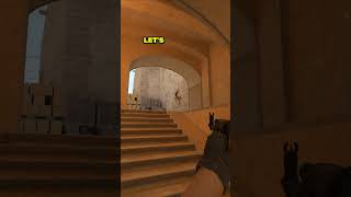 Pit Self Pop Flash To Peek On Mirage #shorts #cs2