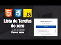 CRIANDO Uma LISTA DE TAREFAS Com HTML CSS E JavaScript PASSO A PASSO mp3