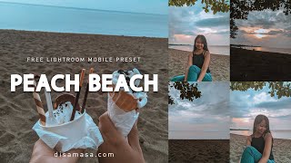 Free Download Lightroom Mobile Preset - Peach Beach (DNG) **No Password** screenshot 3