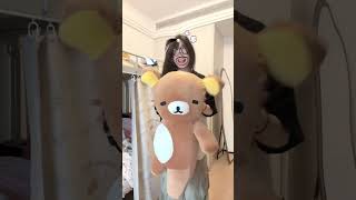 This is the fat Rilakkuma haha ​​stuffed toy Rilakkuma gift I want