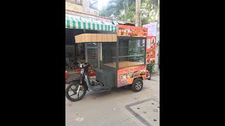 Xe ba bánh bán hàng lưu động -  3 wheels mobile vending cart