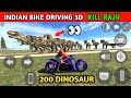 Indian bikes driving 3d  200 dinosaur kill raju  funny gameplay indian bikes driving 