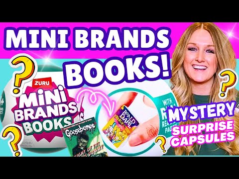 NEW Mini Brands Books | Tiny REAL Books | Mystery Capsules of Bestsellers