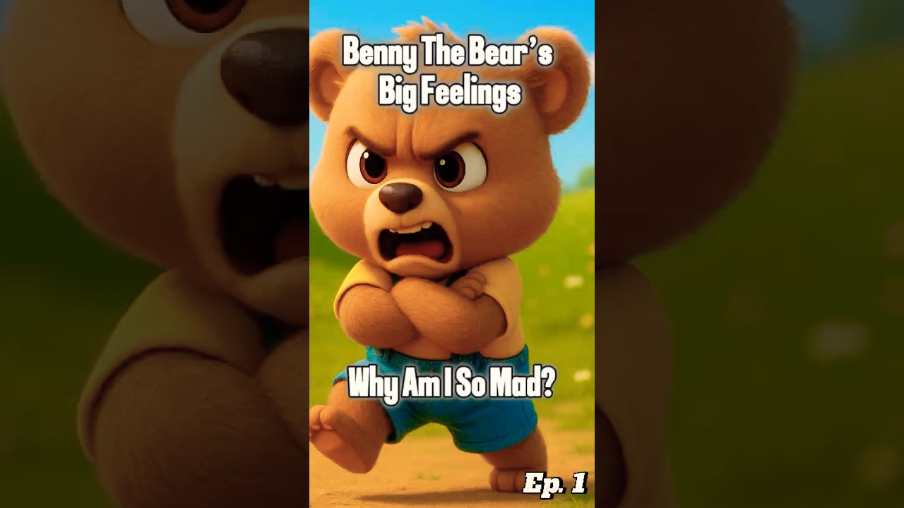 Benny Got Angry… But He Handled It Like a Champ 💪 | Benny the Bear Ep. 1 | 