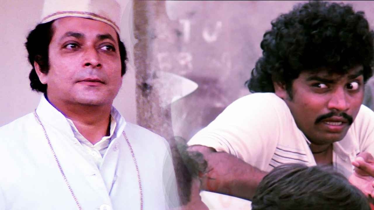 Johnny Lever Comedy | تناول جوني ليفر طعامًا مجانيًا. | مشهد كوميدي من فيلم تيزاب