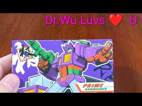 Transformers  / Chill Unboxing & Review / Dr. Wu Prime Commander Eva Limited #toys #actionfigures 