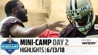 2018 Saints Mini Camp | Day 2 Highlights