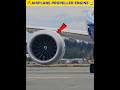 🔥 Airplane Propeller Engine 🤯 #telugufacts #shorts #trending