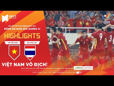 ⚽️HIGHLIGHTS I U23 VIỆT NAM - U23 THÁI LAN | VIỆT NAM VÔ ĐỊCH, HUY CHƯƠNG VÀNG BÓNG ĐÁ SEA GAMES 31