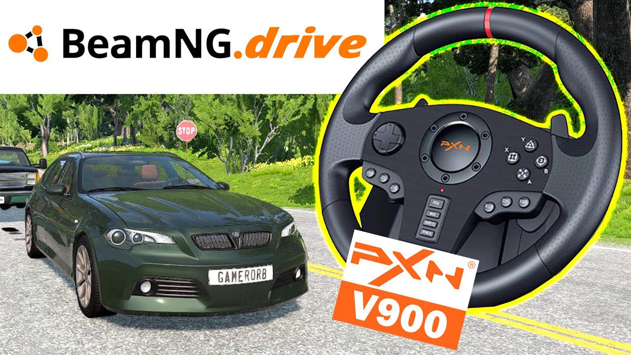 Realistic Driving 3 PXN V900 Racing Wheel BeamNG.drive YouTube