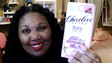 First Time Trying The Famous RUBY CHOCOLATE!! - Food Review