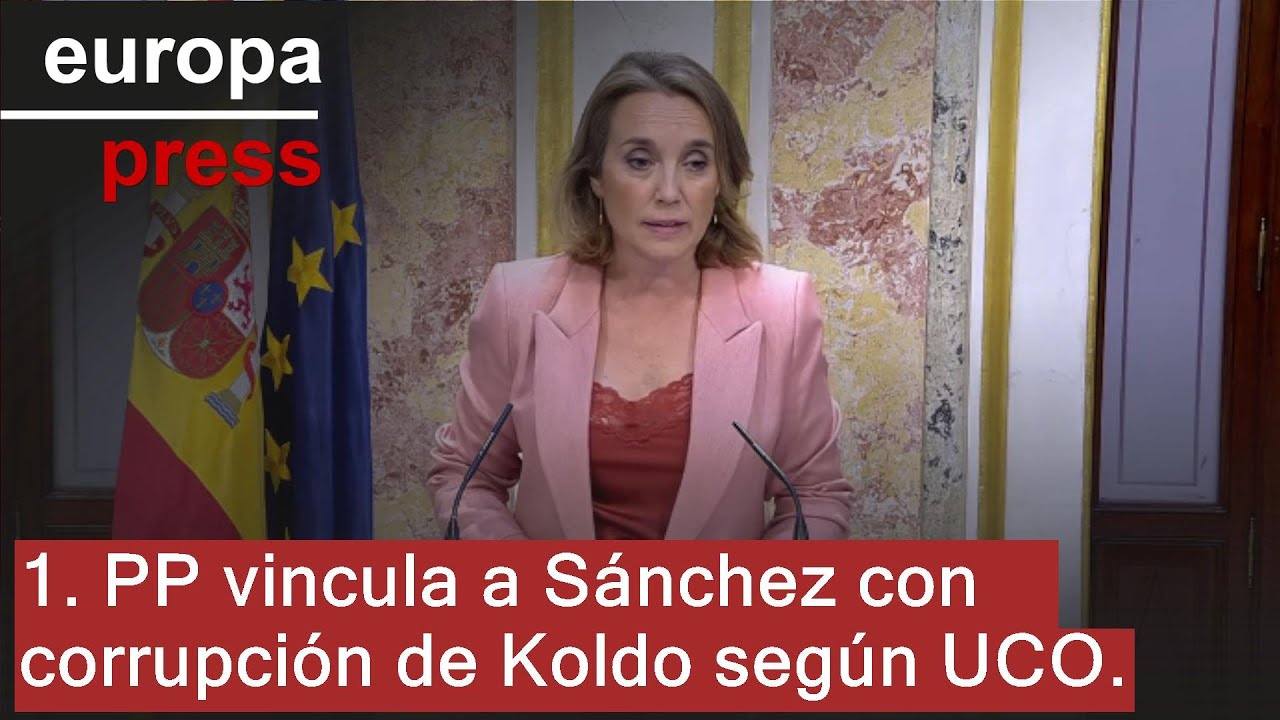 El PP dice que la UCO "implica a Sánchez en la trama corrupta" de Koldo ...