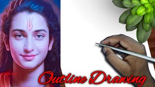 AI generated 21yrs Ram Ji  Drawing| Lord Shree Ram Outline Drawing | Outline Drawing of Prabhu Ram