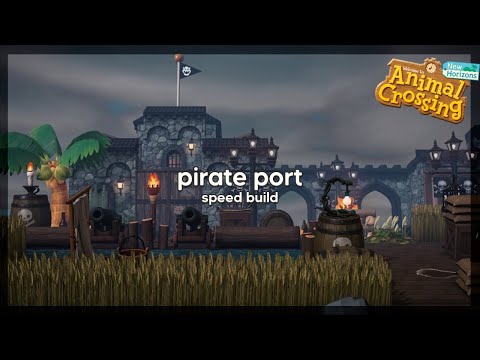 Pirate port ?‍☠️ Animal Crossing entrance ideas // Speed Build