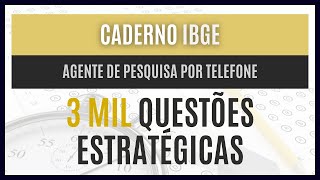 (Plataforma com 3 MIL QUESTÕES) Concurso IBGE 2023 - Material para Agente de Pesquisa por Telefone