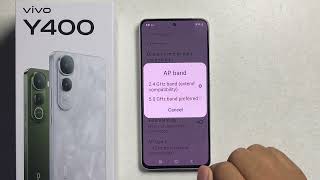 Vivo Y400: How to Change Hotspot AP band from 2 4GHz to 5GHz