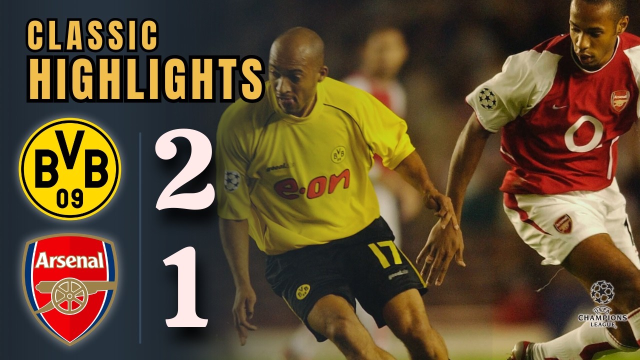 Borussia Dortmund vs. Arsenal FC | Rosický, der Virtuose | UEFA Champions League 02/03