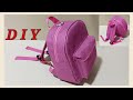 Small backpack sewing tutorial  mini backpack diy  paano manahi ng bag