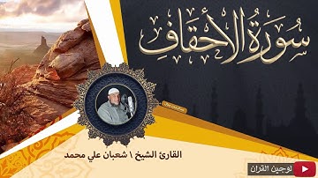 سورة الأحقاف كاملة بصوت القارىء شعبان على