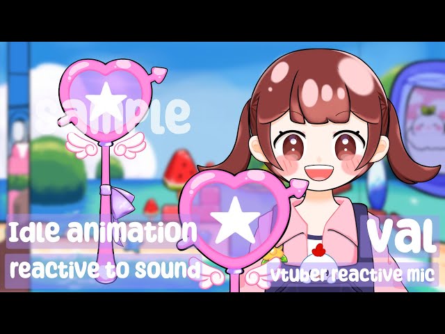 [Vtuber Live2d Reactive Microphone] Val  (Valentine Series) for VtubeStudio ☘️ (On sale/販売中)