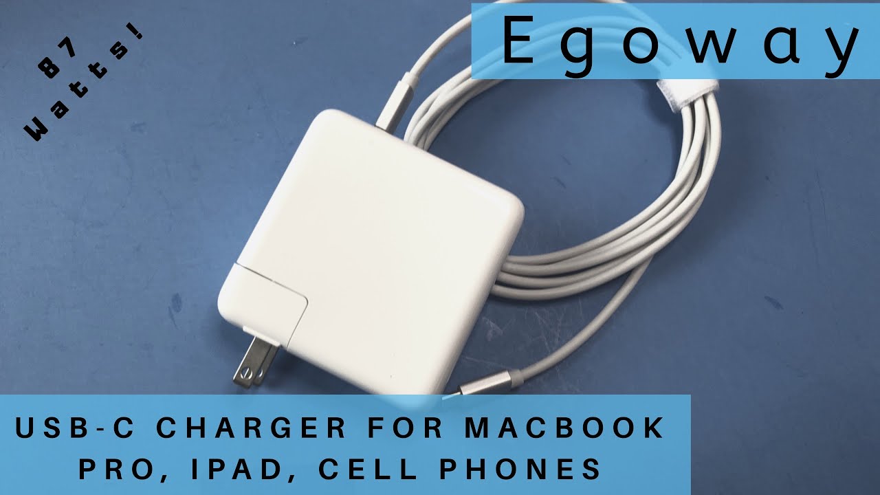 Egoway 87 Watt MacBook Pro USB-C Charger