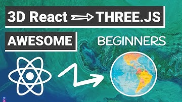 React Magnificent 3D EARTH with THREE.JS | Beginners w/ React-Three-Fiber 8K Quality