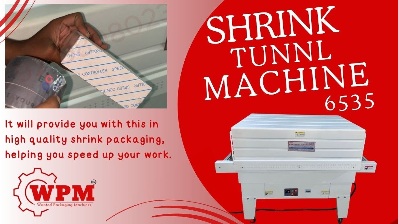Shrink Tunnel 6535 in Action – High-Speed Packaging Magic! | 14" H X 26" W | 2025 |  