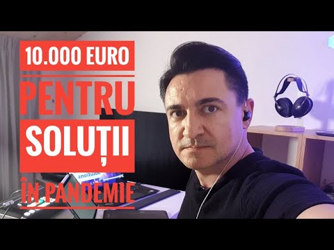 10.000 Euro pentru soluții în pandemie - #IGDLCC #DEACASĂ