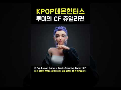 KPOP데몬헌터스 루미의CF 쥬얼리편 -KPOP Demon Hunters Rumi's Jewelry CF #huntrix  #ai  #aivideo