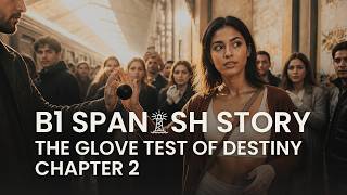 Learn Spanish Comprehensible Input B1 Romance Story The Glove Test of Destiny Chapter 2