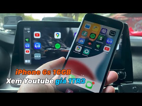 Xem Youtube, Bản Đồ Giới Hạn Tốc Độ, Tivi, Phim, Bóng Đá Trên Apple Carplay Với iPhone 6s Nhỏ Gọn