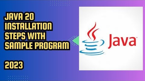 Oracle Java Installation process with Sample program👨‍💻💻|| Java tutorial #3|| Java 20|| Java 17