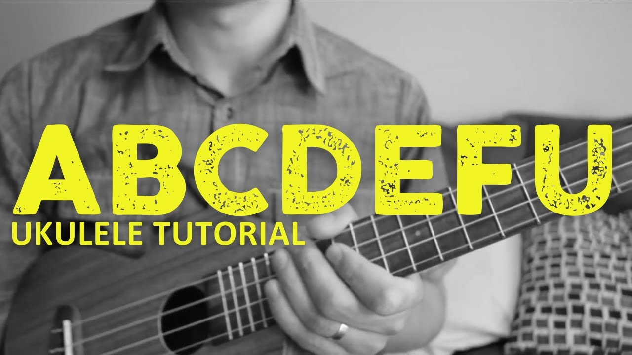 abcdefu GAYLE (EASY Ukulele Tutorial) Chords YouTube