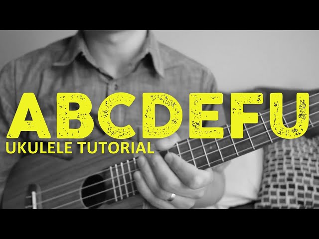 abcdefu - GAYLE (EASY Ukulele Tutorial) - Chords - YouTube