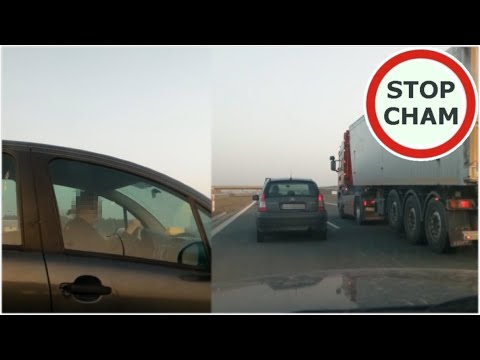 Jechała 20 km lewym pasem ekspresówki 50 km/h i spoglądał co chwile na telefon #573 Wasze Filmy