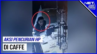 Pencurian HP Di Caffe Tunjungan Plaza Surabaya Terekam CCTV- NET. JATIM
