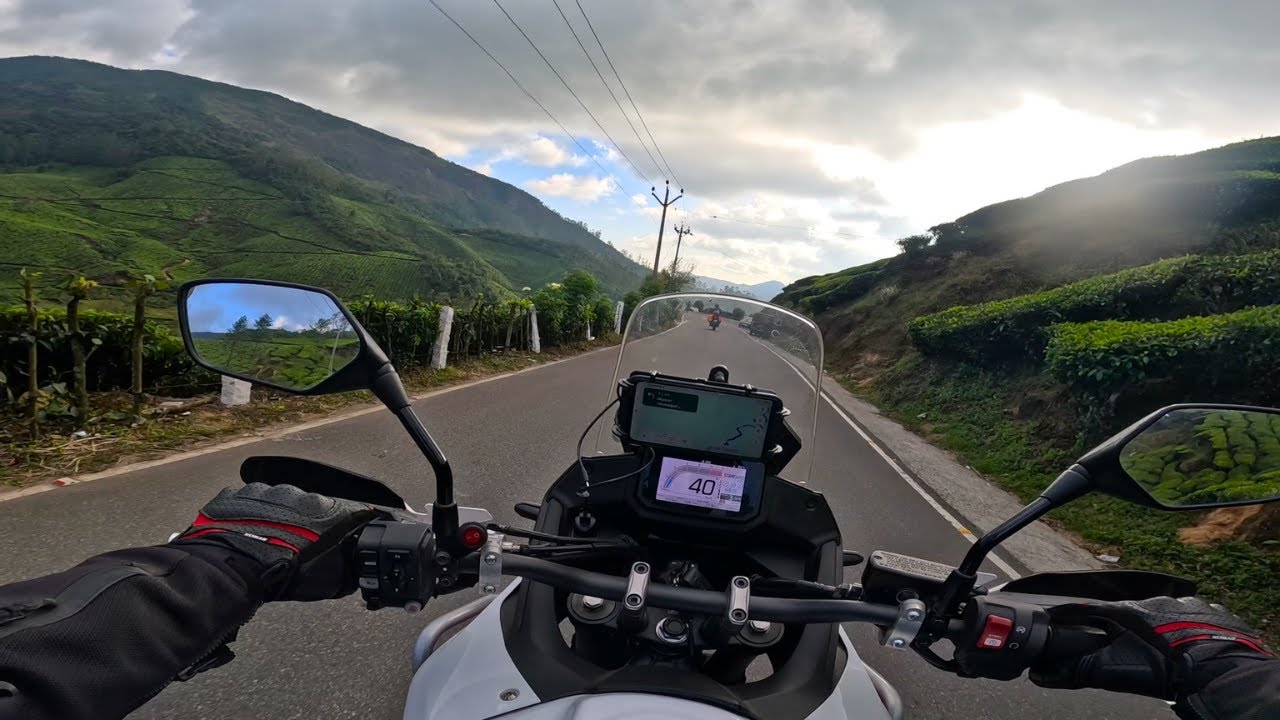 Ooty to Munnar on Honda Transalp XL750 - South India Ride | Scenic Route | Vlog 15