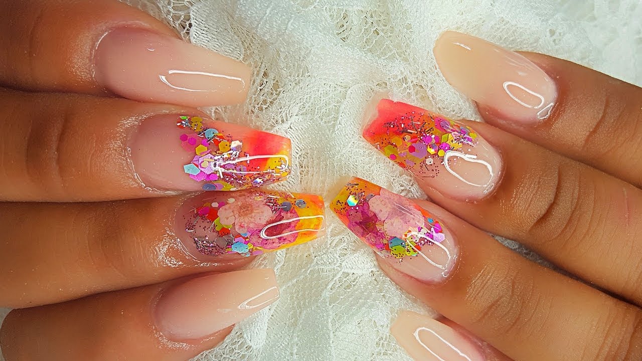 NAil ART COMO ENCAPSULAR FLORES SECAS RAPIDO Y FACIL NAIL ART DESIGN -  thptnganamst.edu.vn