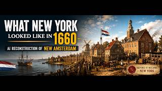 What New York Looked Like in 1660 | AI Reconstruction of New Amsterdam (Documentary)