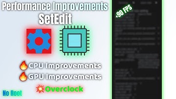 Overclock your Device With SetEdit Improve CPU & GPU performance