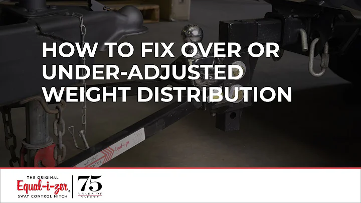 How To Fix Over or Under-adjusted Weight Distribution