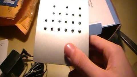 Crystal Blue Binary Clock Unboxing